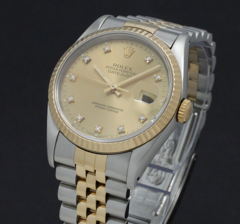 Rolex Datejust 16233G - 1994 - Rolex horloge - Rolex kopen - Rolex heren horloge - Trophies Watches