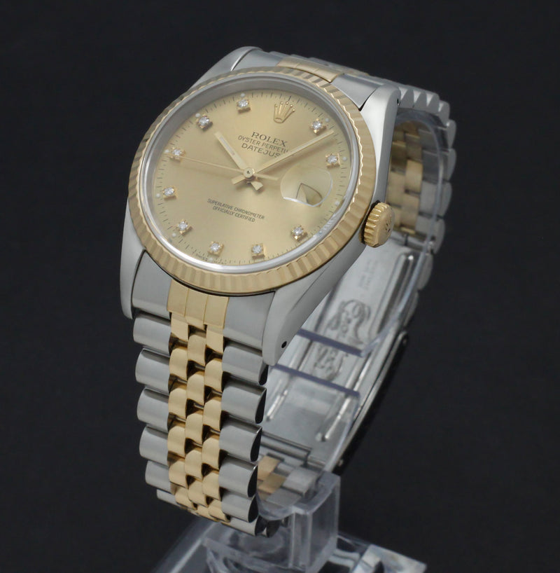 Rolex Datejust 16233G - 1994 - Rolex horloge - Rolex kopen - Rolex heren horloge - Trophies Watches