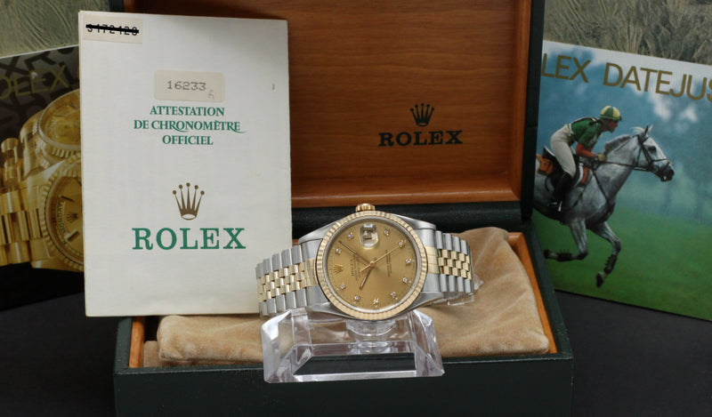 Rolex Datejust 16233G - 1994 - Rolex horloge - Rolex kopen - Rolex heren horloge - Trophies Watches