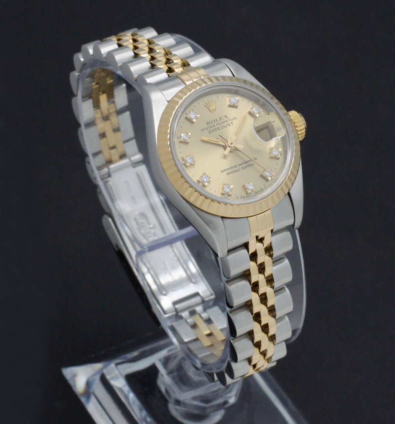 Rolex Lady-Datejust 69173G - 1994 - Rolex horloge - Rolex kopen - Rolex dames horloge - Trophies Watches