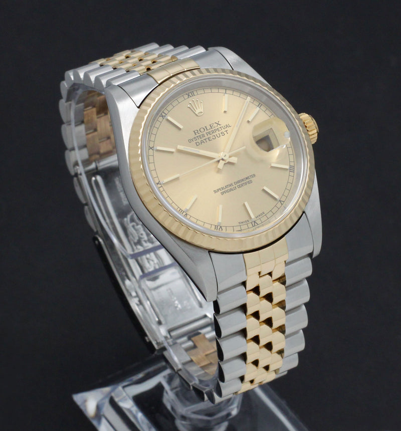 Rolex Datejust 16233 - 2002 - Rolex horloge - Rolex kopen - Rolex heren horloge - Trophies Watches