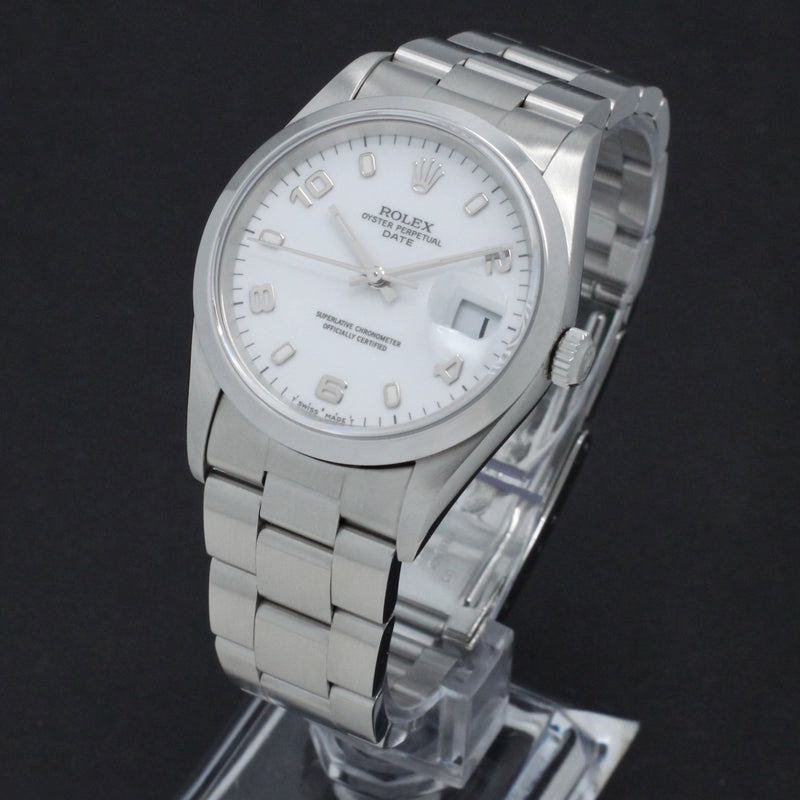 Rolex Oyster Perpetual Date 15200, Box & Papers, 1998