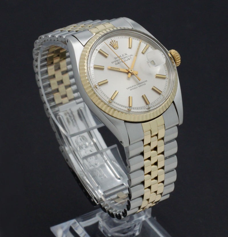 Rolex Datejust 1601 - 1972 - goud/staal - two/tone - Rolex horloge - Rolex kopen - Rolex heren horloge - Trophies Watches