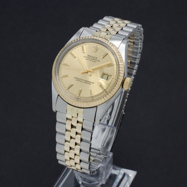 Rolex Datejust 1601 - 1970 - goud/staal - two/tone - Rolex horloge - Rolex kopen - Rolex heren horloge - Trophies Watches
