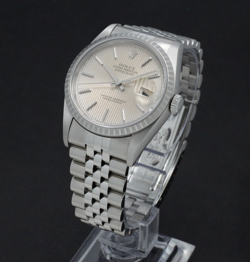 Rolex Datejust 16220 - 2001 - Rolex horloge - Rolex kopen - Rolex heren horloge - Trophies Watches