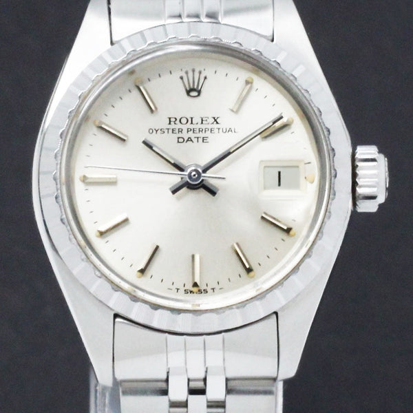 Rolex Oyster Perpetual Lady Date 6924 - 1980 - Rolex horloge - Rolex kopen - Rolex dames horloge - Trophies Watches