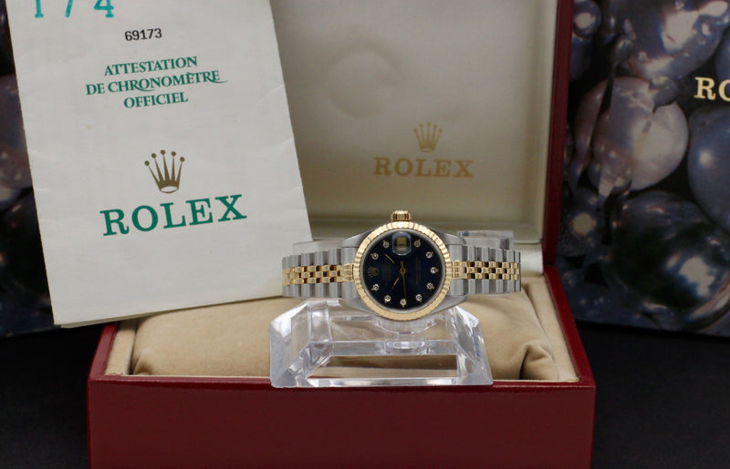 Rolex Lady-Datejust 69173G - 1993 - Rolex horloge - Rolex kopen - Rolex dames horloge - Trophies Watches