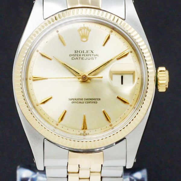 Rolex Datejust 1601 - 1961 - goud/staal - two/tone - Rolex horloge - Rolex kopen - Rolex heren horloge - Trophies Watches