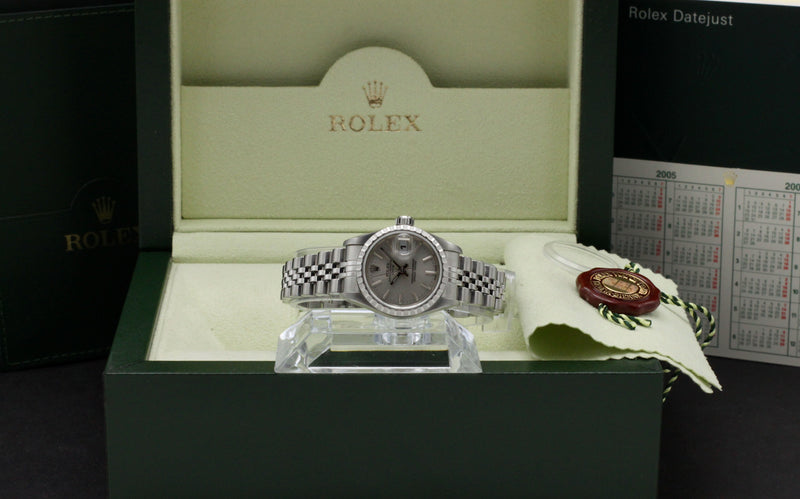 Rolex Oyster Perpetual Lady Date 79240 - 2005 - Rolex horloge - Rolex kopen - Rolex dames horloge - Trophies Watches