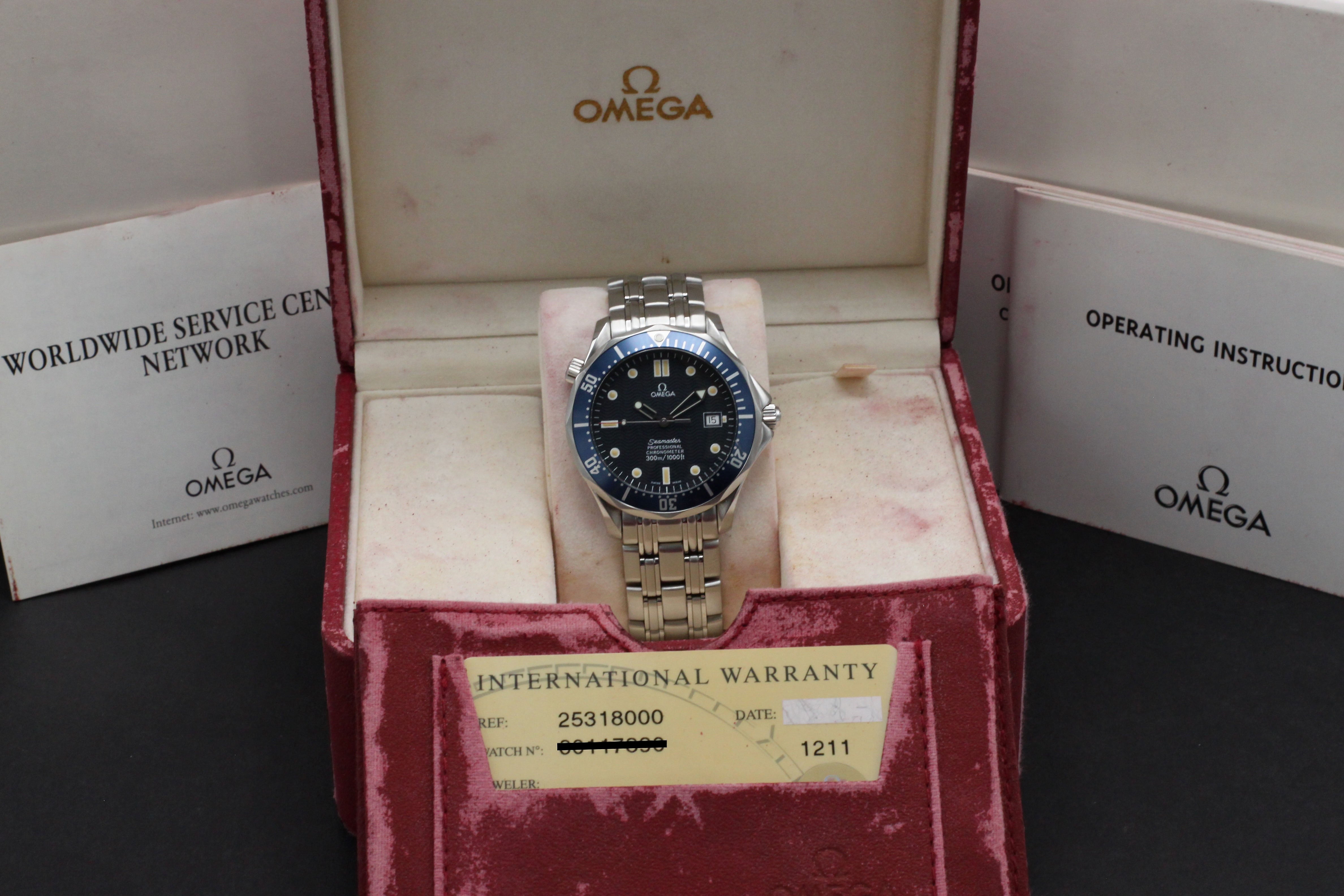 Omega Seamaster Diver 300 M 2531.80.00- 1999 - Omega horloge - Omega kopen - Omega heren horloge - Trophies Watches