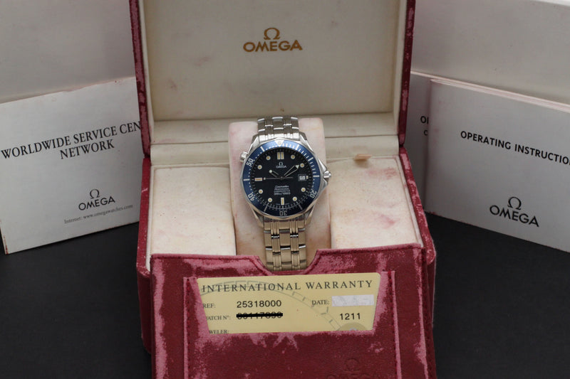 Omega Seamaster Diver 300 M 2531.80.00- 1999 - Omega horloge - Omega kopen - Omega heren horloge - Trophies Watches