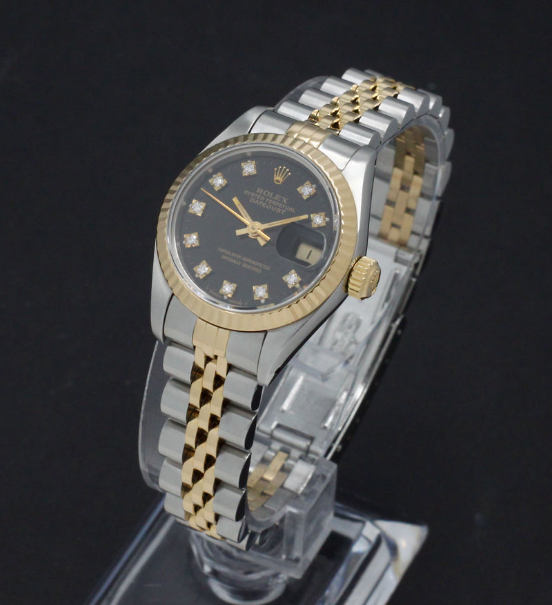 Rolex Lady-Datejust 69173G - 1992 - Rolex horloge - Rolex kopen - Rolex dames horloge - Trophies Watches