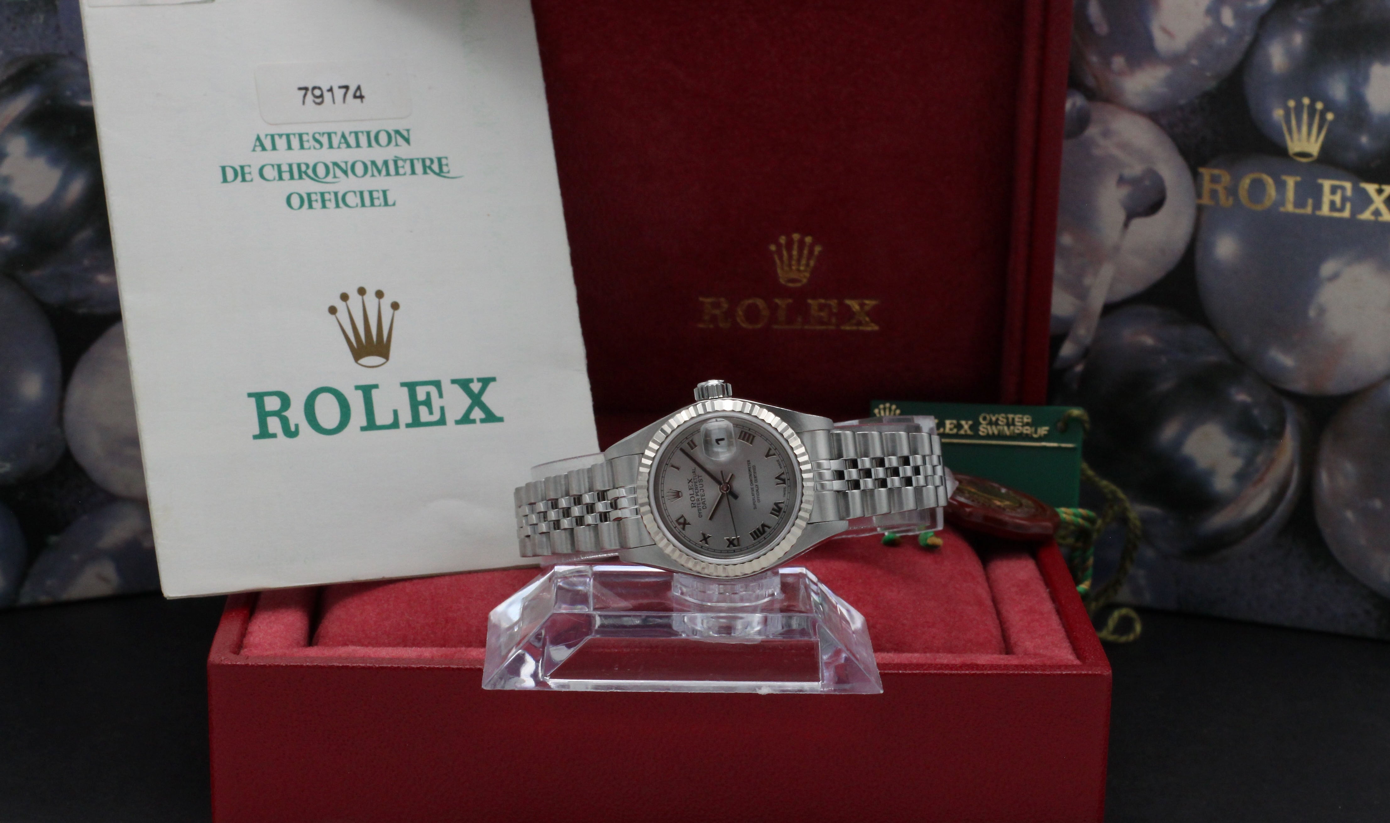 Rolex Oyster Perpetual Lady Datejust 79174 - 2001 - Rolex horloge - Rolex kopen - Rolex dames horloge - Trophies Watches