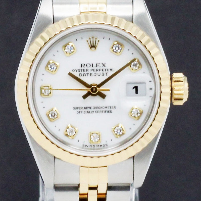 Rolex Lady-Datejust 69173G - 1998 - Rolex horloge - Rolex kopen - Rolex dames horloge - Trophies Watches