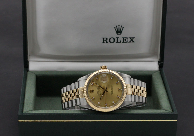 Rolex Datejust 16013G - 1988 - Rolex horloge - Rolex kopen - Rolex heren horloge - Trophies Watches