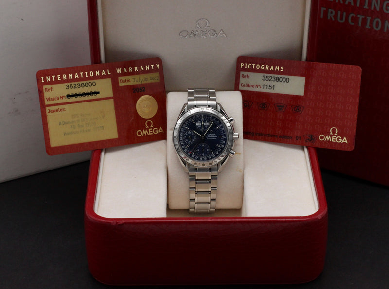 Omega Speedmaster Day Date 3523.80.00 - 2002 - Omega horloge - Omega kopen - Omega heren horloge - Trophies Watches