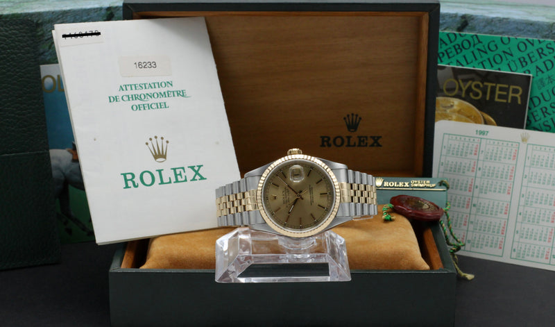 Rolex Datejust 16233 - 1991 - Rolex horloge - Rolex kopen - Rolex heren horloge - Trophies Watches