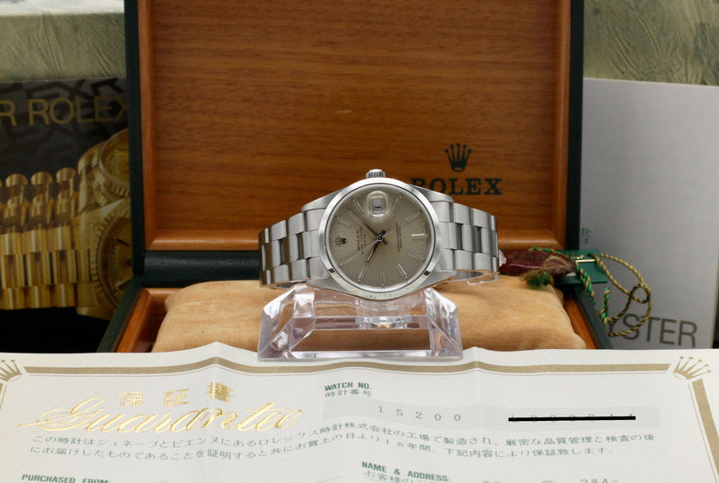 Rolex Oyster Perpetual Date 15200 - 1990 - Rolex horloge - Rolex kopen - Rolex heren horloge - Trophies Watches