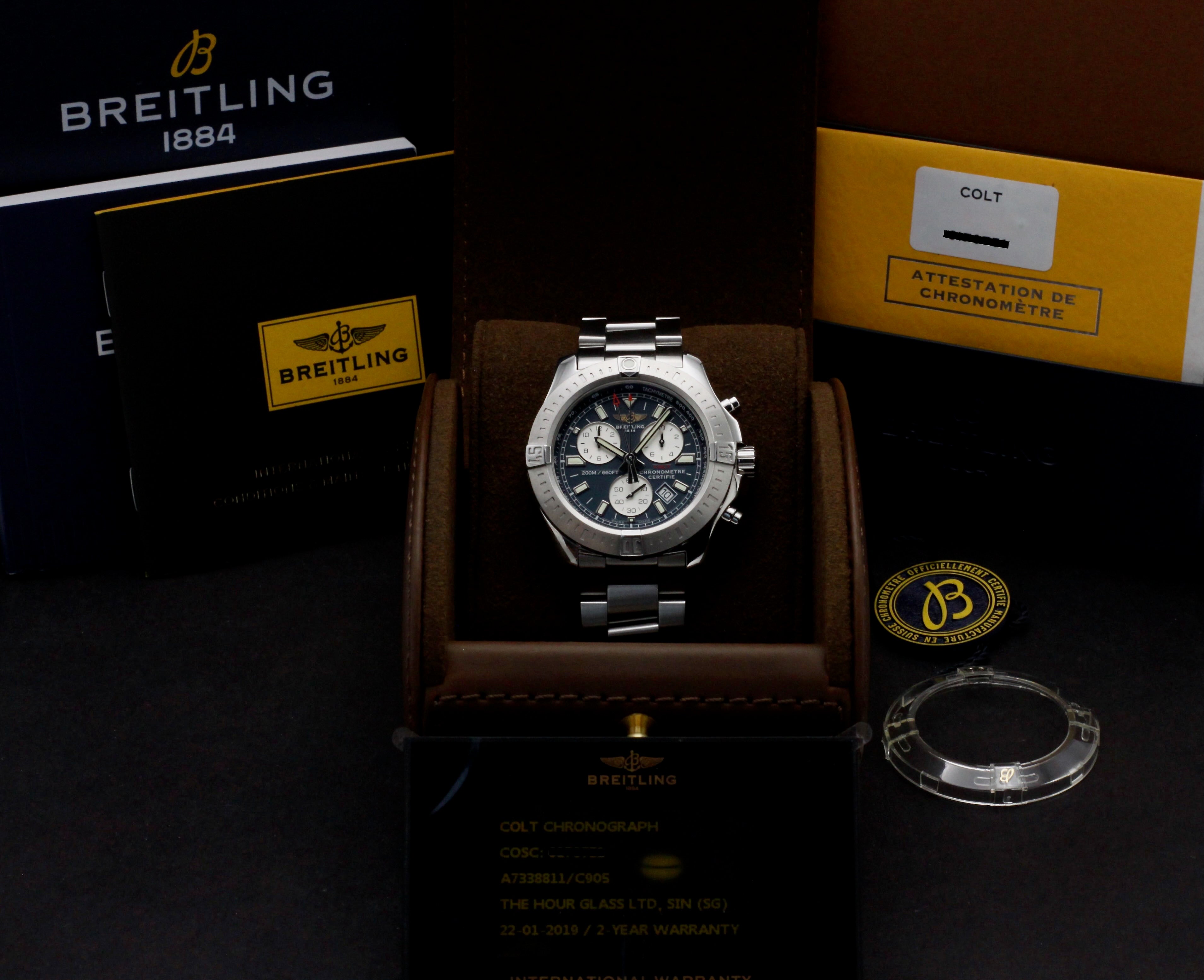Breitling Colt Chronograph A73388 - 2019 - Breitling horloge - Breitling kopen - Breitling heren horloge - Trophies Watches