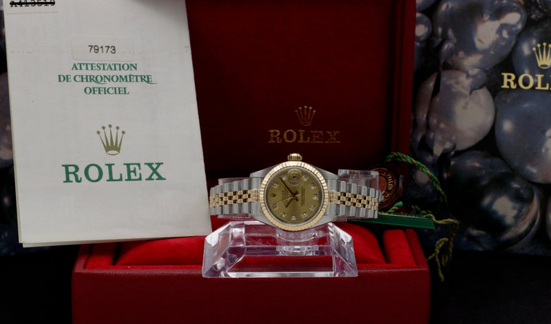 Rolex Lady-Datejust 79173G - 1999 - Rolex horloge - Rolex kopen - Rolex dames horloge - Trophies Watches