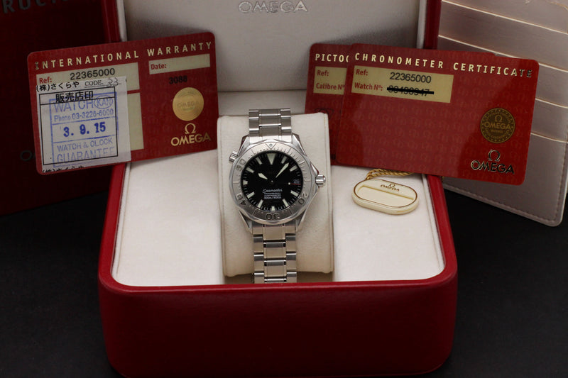 Omega Seamaster 2236.50.00 - 2006 - Omega horloge - Omega kopen - Omega heren horloge - Trophies Watches