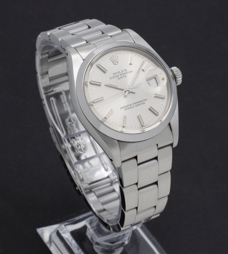 Rolex Oyster Perpetual Date 1500 - 1974 - Sigma Dial - Rolex horloge - Rolex kopen - Rolex heren horloge - Trophies Watches