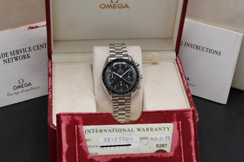 Omega Speedmaster Reduced 3510.50.00 - 1998 - Omega horloge - Omega kopen - Omega heren horloge - Trophies Watches