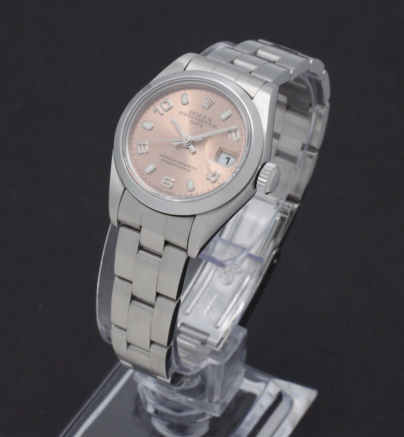 Rolex Oyster Perpetual Lady Date 79160 - 2001 - Rolex horloge - Rolex kopen - Rolex dames horloge - Trophies Watches