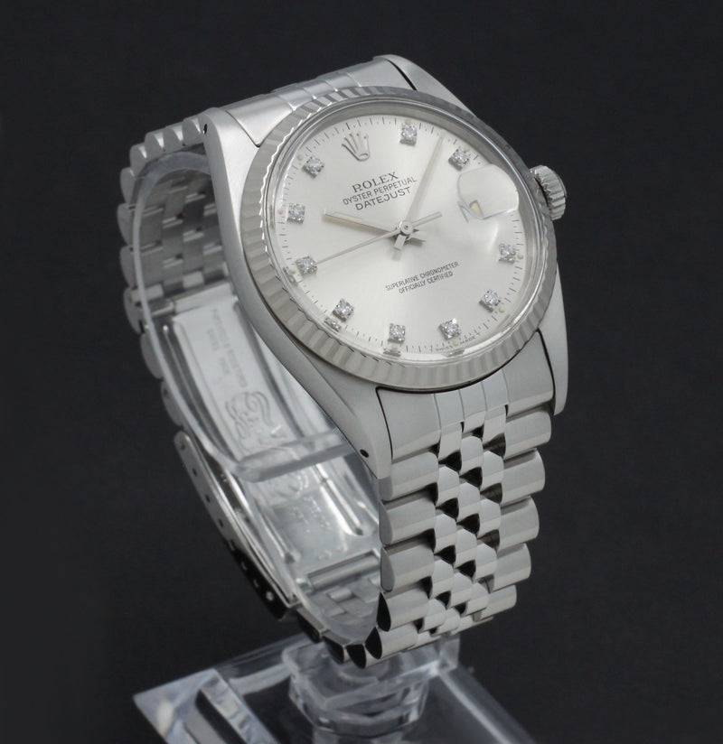 Rolex Datejust 16014G - 1985 - Rolex horloge - Rolex kopen - Rolex heren horloge - Trophies Watches