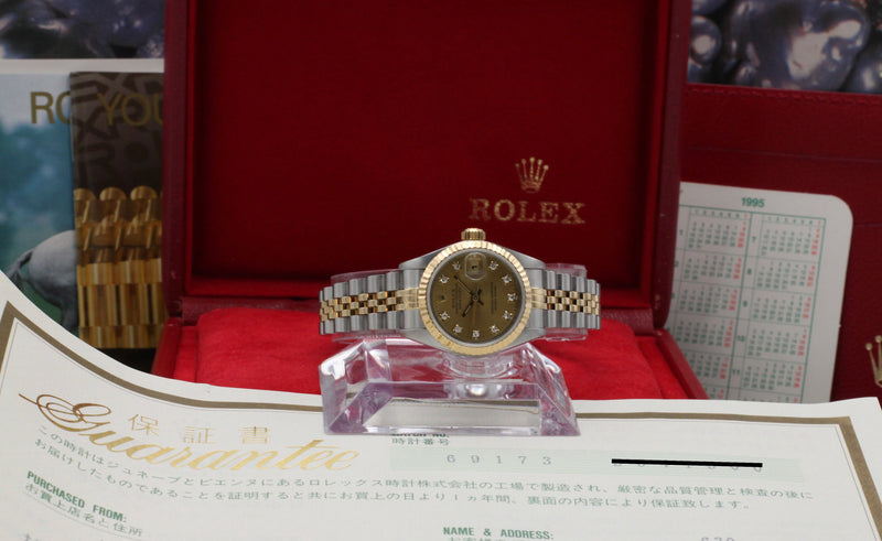 Rolex Lady-Datejust 69173G - 1995 - Rolex horloge - Rolex kopen - Rolex dames horloge - Trophies Watches