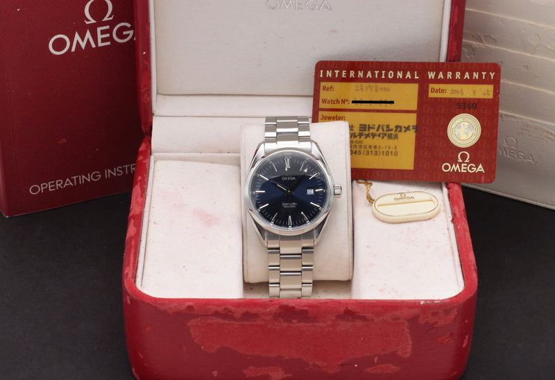 Omega Seamaster Aqua Terra 2517.80.00 - 2005 - Omega horloge - Omega kopen - Omega heren horloge - Trophies Watches