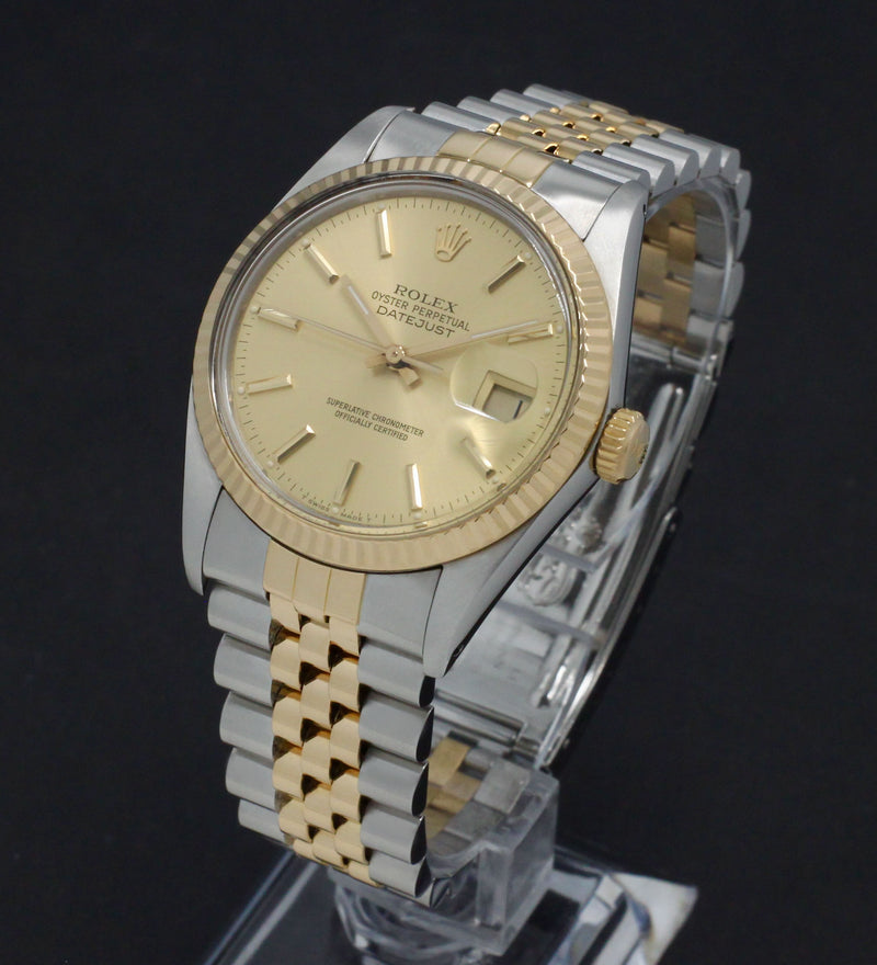 Rolex Datejust 16013 - 1987 - Rolex horloge - Rolex kopen - Rolex heren horloge - Trophies Watches