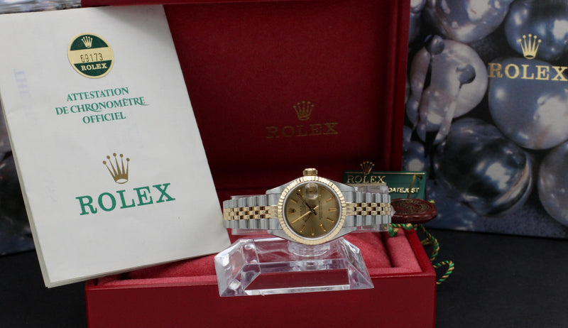 Rolex Lady-Datejust 69173 - 1986 - Rolex horloge - Rolex kopen - Rolex dames horloge - Trophies Watches