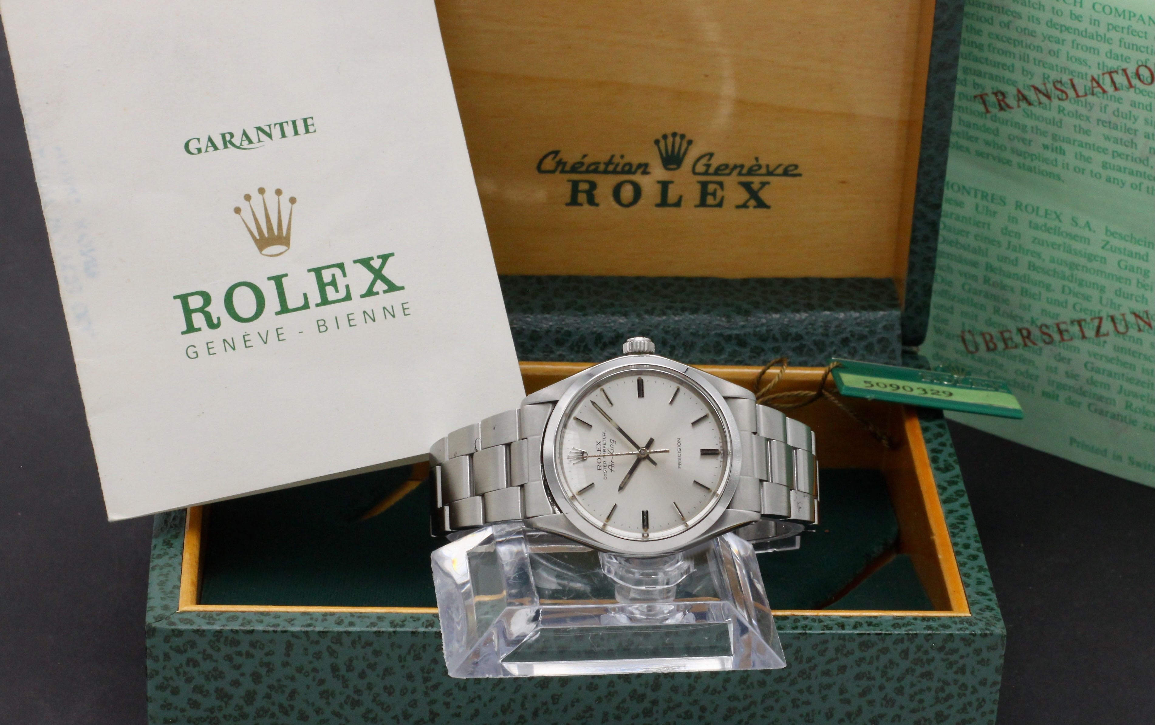 Rolex Air King Precision 5500 - 1978 - Rolex horloge - Rolex kopen - Rolex heren horloge - Trophies Watches