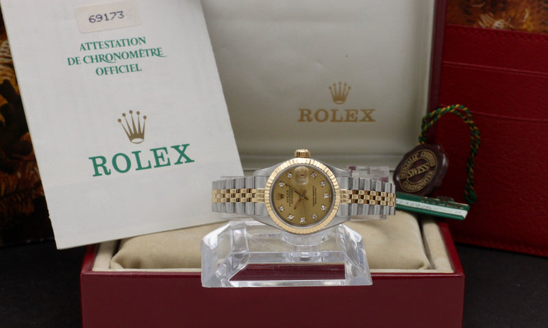 Rolex Lady-Datejust 69173G - 1987 - Rolex horloge - Rolex kopen - Rolex dames horloge - Trophies Watches