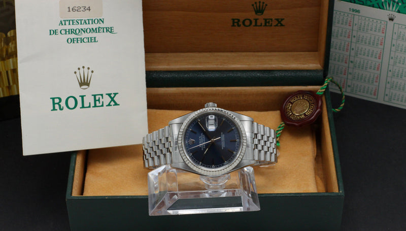 Rolex Datejust 16234 - 1996 - Rolex horloge - Rolex kopen - Rolex heren horloge - Trophies Watches