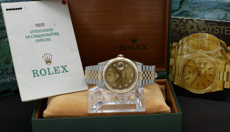 Rolex Datejust 16233G - 2000 - Rolex horloge - Rolex kopen - Rolex heren horloge - Trophies Watches