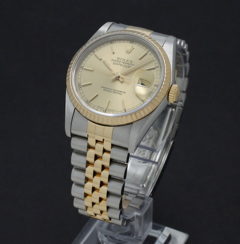 Rolex Datejust 16233 - 1989 - Rolex horloge - Rolex kopen - Rolex heren horloge - Trophies Watches