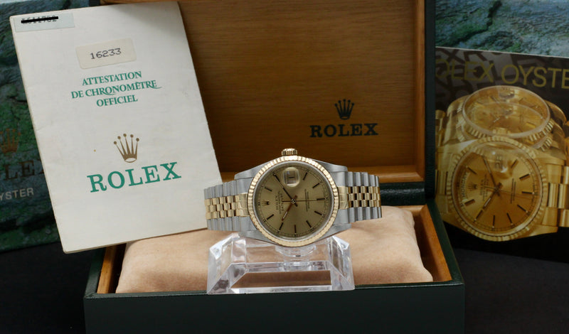 Rolex Datejust 16233 - 1989 - Rolex horloge - Rolex kopen - Rolex heren horloge - Trophies Watches