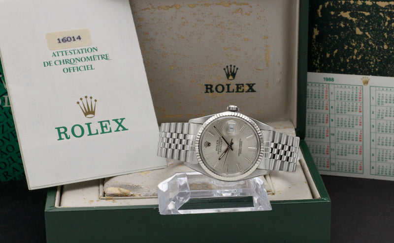 Rolex Datejust 16014 - 1988 - Rolex horloge - Rolex kopen - Rolex heren horloge - Trophies Watches