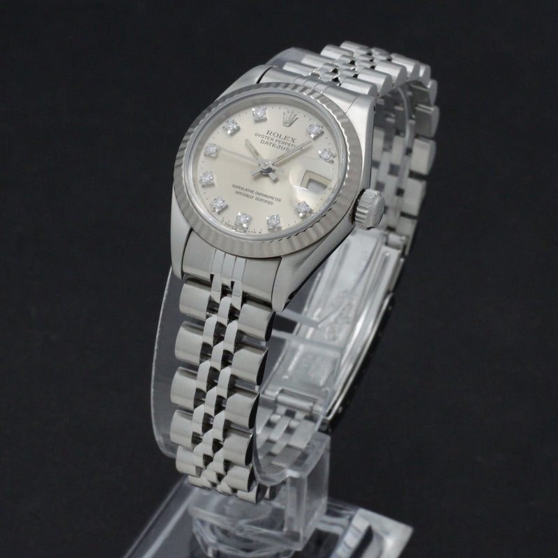 Rolex Oyster Perpetual Lady Datejust 69174G - 1994 - Rolex horloge - Rolex kopen - Rolex dames horloge - Trophies Watches