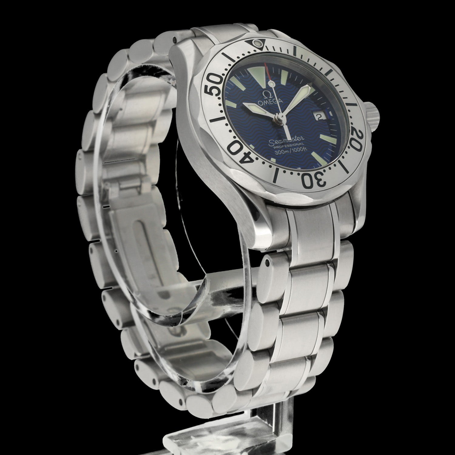 Omega Seamaster Diver 300 M 2285.80.00 - 1998 - Omega horloge - Omega kopen - Omega dames horloge - Trophies Watches