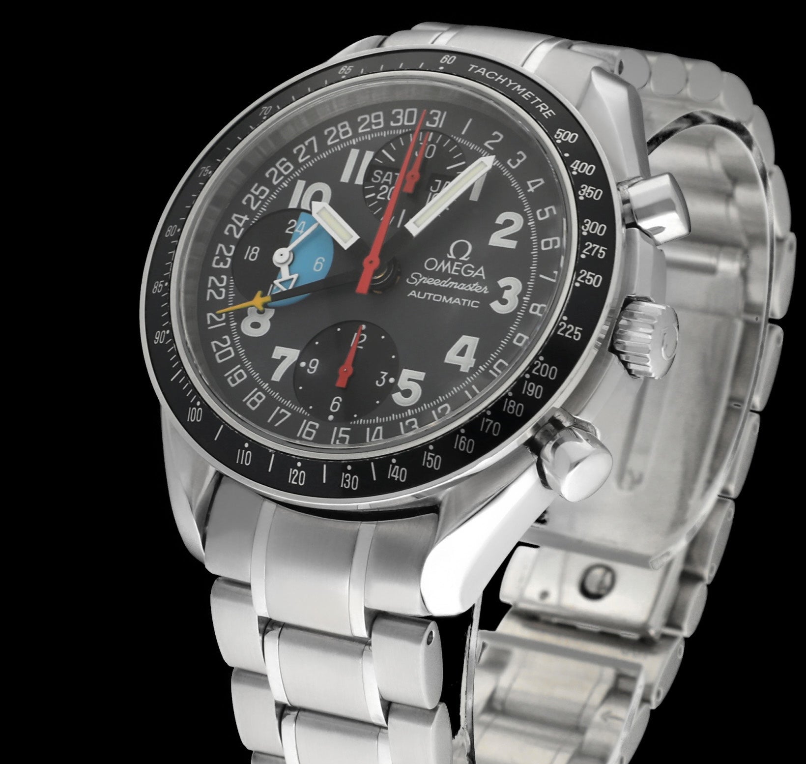 Omega Speedmaster Day Date 3520.53.00 - 1995 - Omega horloge - Omega kopen - Omega heren horloge - Trophies Watches