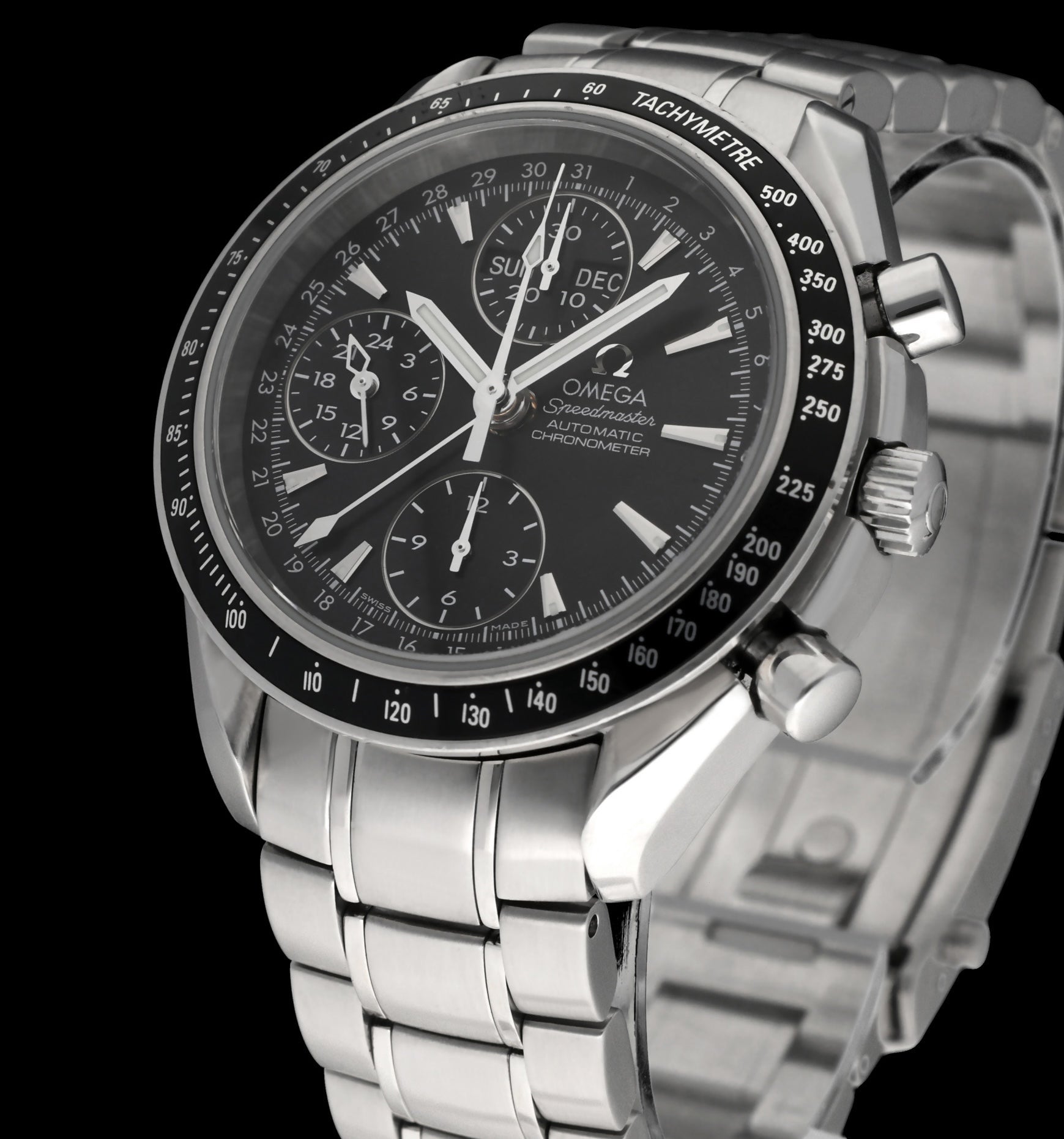 Omega Speedmaster Day Date 3220.50.00 - 2008 - Omega horloge - Omega kopen - Omega heren horloge - Trophies Watches