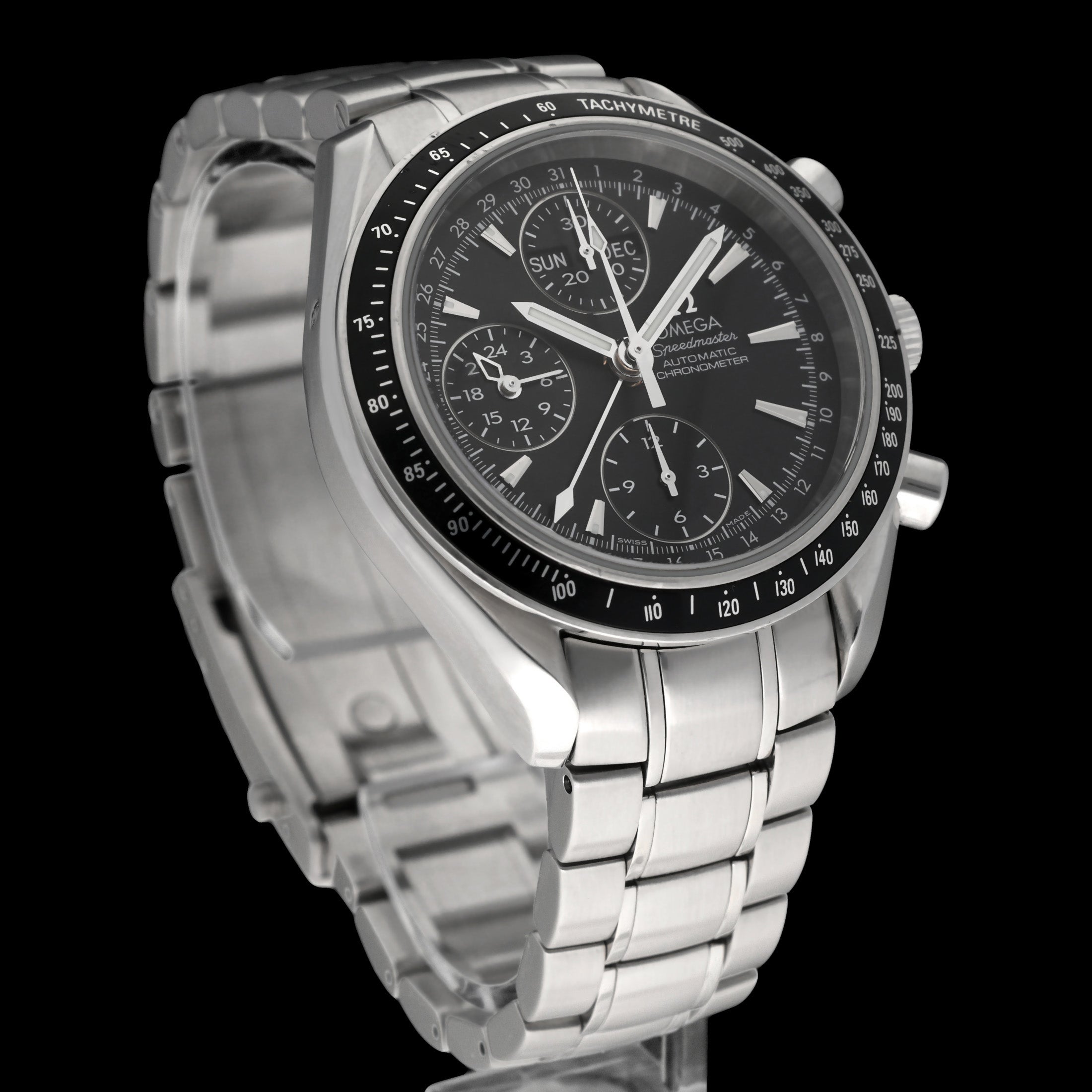 Omega Speedmaster Day Date 3220.50.00 - 2008 - Omega horloge - Omega kopen - Omega heren horloge - Trophies Watches