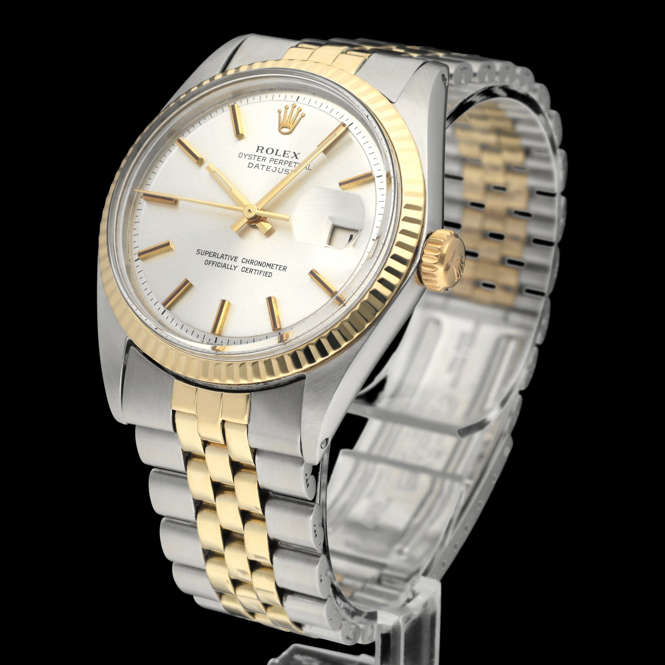 Rolex Datejust 1601 - 1969 - goud/staal - two/tone - Rolex horloge - Rolex kopen - Rolex heren horloge - Trophies Watches