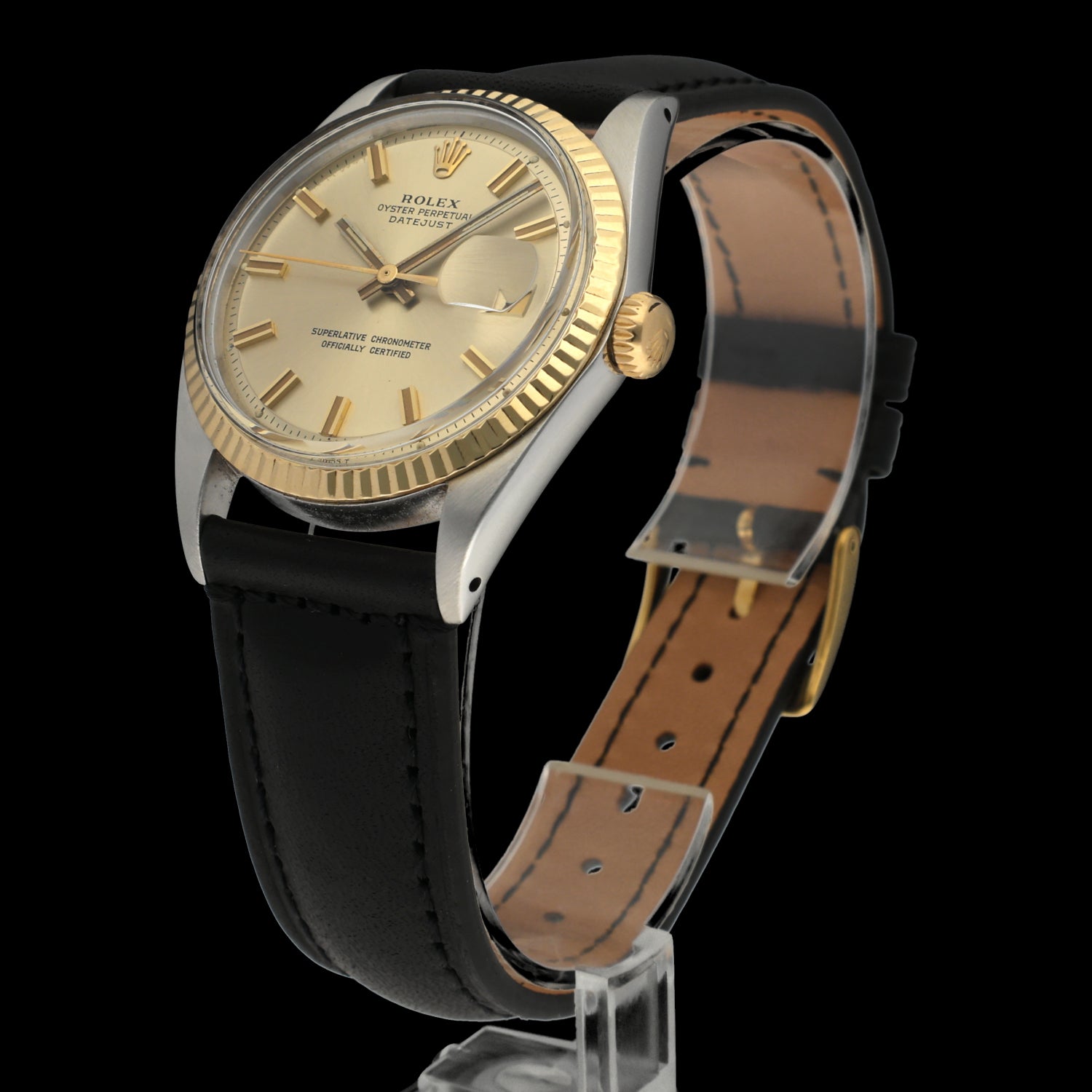 Rolex Datejust 1601 - 1968 - goud/staal - two/tone - Rolex horloge - Rolex kopen - Rolex heren horloge - Trophies Watches