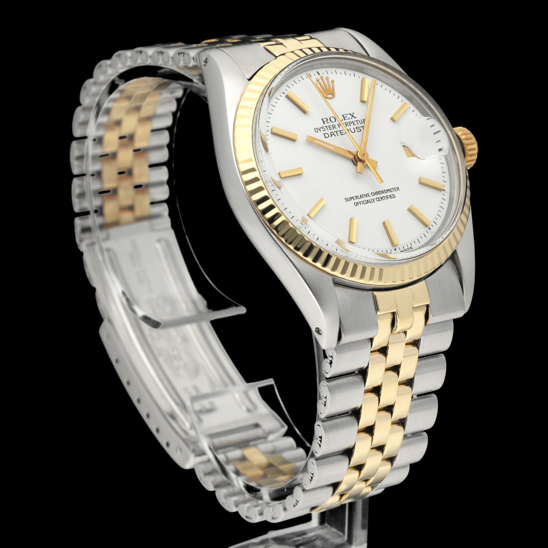 Rolex Datejust 1601 - 1973 - goud/staal - two/tone - Rolex horloge - Rolex kopen - Rolex heren horloge - Trophies Watches