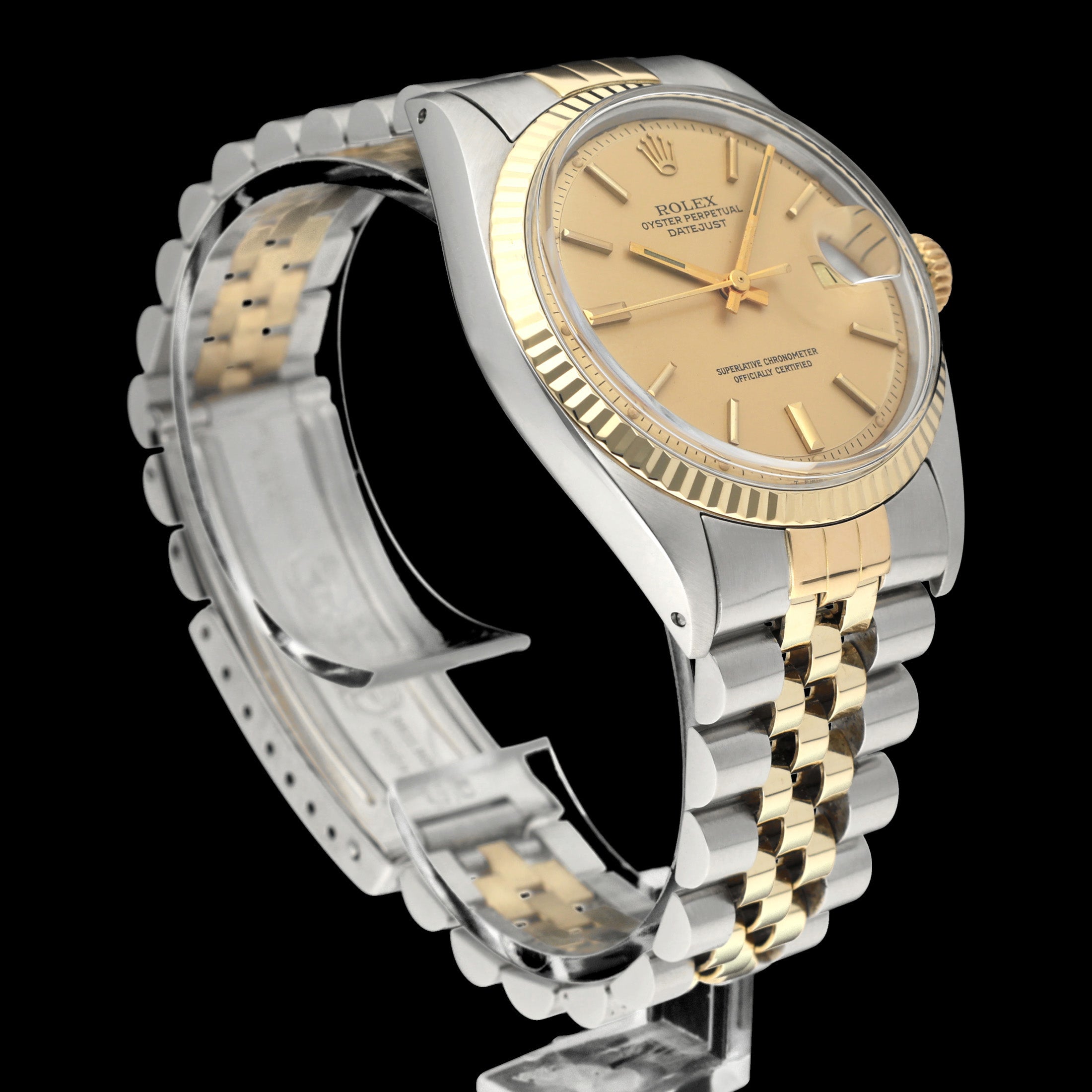 Rolex Datejust 1601 - 1978 - goud/staal - two/tone - Rolex horloge - Rolex kopen - Rolex heren horloge - Trophies Watches