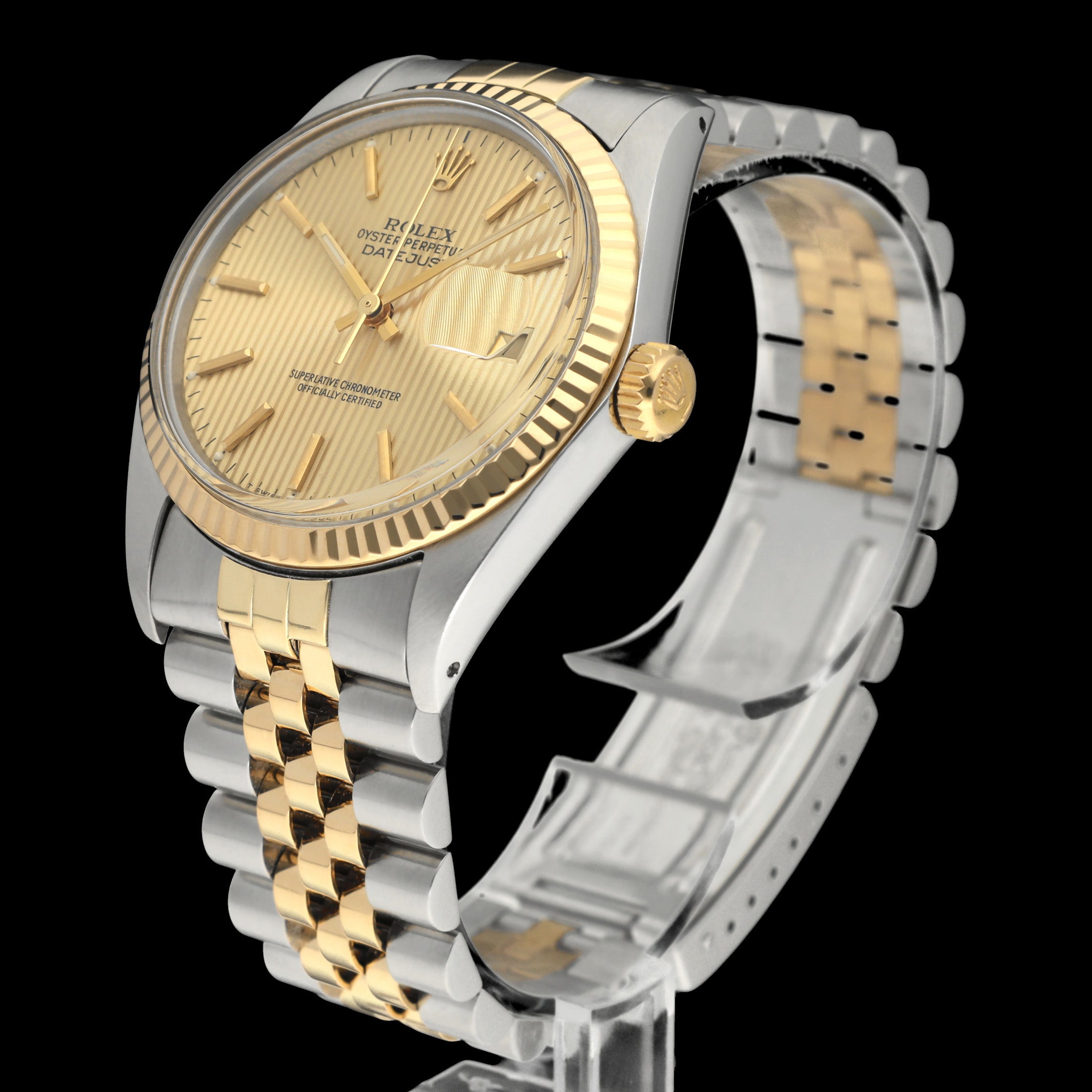 Rolex Datejust 16013 Tapestry - 1987 - Rolex horloge - Rolex kopen - Rolex heren horloge - Trophies Watches